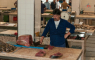 Markt in Funjal - Mercado dos Lavradores, der letzte Fisch