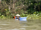 Vollbad im Mekong