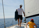 Helmut unser Skipper